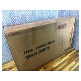 Retails for $180! Christopher Knight Home Frances Mid-Century Modern Dining Chairs (Set of 2), 100% Polyester and Rubber Wood, Dark Gray, Walnut