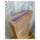 Retails for $122! Hoolerry 5 Pcs Wire Shelf Covers Foamed PVC Wire Rack Covers for Removable Closet (Not Wood) Pantry Shelves for Cabinet Bathroom Kitchen Shelving Decoration(Dark Wood Color,32x12inch