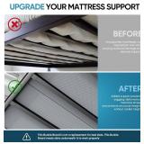 Bunkie Board Twin Size Bed Boards for Under Mattress 38"x75" - Heavy Duty Reinforced Wood Support Board with Anti-Sag Design, Fits Metal Frames/Platform Beds/Sleeper Sofas - Grey