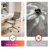 Kuyal Clear Chair mat for Hard Floors 36 x 48 inches Transparent Floor Mats Wood/Tile Protection Mat for Office & Home (36" X 48" Rectangle)