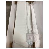 ChooChoo Narrow Console Table, Chic Accent Sofa Table, Entryway Table, White