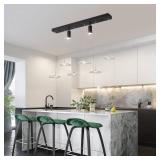 Retails for $107! Siittoo Modern Chandeliers for Dining Room, 40in Dimmable LED Pendant Lights Kitchen Island with Remote Control, Adjustable Height Kitchen Island Lighting Fixture with Spotlights(34W