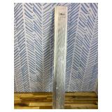 Gaahing Aluminum Floor Transition Threshold Strip, Bridge The Height Gap Between 0.5cm to 1.3cm for Doorway, Threshold, Transition Between Tile and Laminate Planks (0.9m x 10cm, Matte Silver)