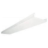 Lithonia Lighting DSB48 48 in. Square Basket Two Bulb Replacement Wraparound Lens, 4