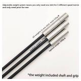 HH-GOLF Golf Swing Speed Trainer Golf Training Aid and Correction for Strength Golf Warm-up Stick Tempo Flexibility Training Club, with 3 Different Weights