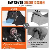 Retails for $136! VEVOR 43.3" Large Cat Treadmill Wheel for Indoor Cats, Cat Running Wheel with Detachable Carpet & Cat Teaser for Running/Walking/Training, Suitable for Most Cats