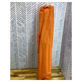 TrelaCo Folding Stretcher 84.3 x 21.3 x 5.4 Inch Aluminum Alloy Collapsible Gurney Stretcher Emergency Portable Stretcher with Heavy Duty Handles Rubber Feet for Ambulance Patient Transport, Orange