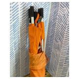 TrelaCo Folding Stretcher 84.3 x 21.3 x 5.4 Inch Aluminum Alloy Collapsible Gurney Stretcher Emergency Portable Stretcher with Heavy Duty Handles Rubber Feet for Ambulance Patient Transport, Orange