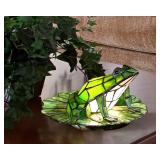 Dale Tiffany TA101231 Tiffany Frog Lily Pad Accent Lamp