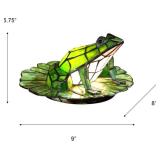 Dale Tiffany TA101231 Tiffany Frog Lily Pad Accent Lamp