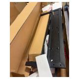 Retails for $130! Furnulem Twin Size Bed Frame, Headboard with LED Light and Charging Station, Metal Platform Bed with 2 Underbed Drawers