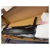 Retails for $130! Furnulem Twin Size Bed Frame, Headboard with LED Light and Charging Station, Metal Platform Bed with 2 Underbed Drawers