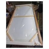 Retails for $170! Framed Canvas Prints Gold Line Poster Abstract Wall Ar Green Pictures Wall Decor 29"x 58" Modern Artwork Large Wall Decorations for Living Room Home