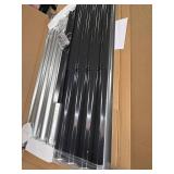 Land Guard Galvanized Raised Garden Bed with Legs, 48 24 32in Large Metal Elevated Raised Planter Box with Drainage Holes for Backyard, Patio, Balcony, 400lb Capacity(Grey)