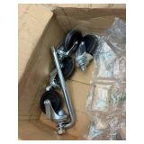 Retails for $159! Garvee 450 Lbs Capacity Low Profile Transmission Jack with Safety Straps, 7-23 Inch Lift Range, Heavy Duty Auto Repair Lifting Jack with 4 Wheels for for Smaller Vehicles, Black