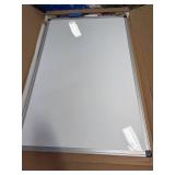 DUMOS Magnetic Whiteboard Kit for Wall 36" x 24", Dry Erase Board with 1 Dry Eraser, 2 Multicolor Markers and 4 Magnetic Pins, Reinforced Aluminum Frame