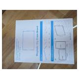 DUMOS Magnetic Whiteboard Kit for Wall 36" x 24", Dry Erase Board with 1 Dry Eraser, 2 Multicolor Markers and 4 Magnetic Pins, Reinforced Aluminum Frame