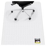 Kuyal Office Chair Mat for Carpet, 32x48 Clear Heavy Duty Computer Chair Mat, Under Desk Protector Carpeted Floors Mat, Easy Chair Movement,Ship Flat