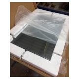 LOAAO 20 X30 Gold Bathroom Mirror, Rounded Rectangle Gold Frame Mirror, Brushed Gold Bathroom Vanity Mirror Wall-Mounted, Anti-Rust, Hangs Horizontally or Vertically