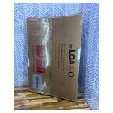 LOAAO 20 X30 Gold Bathroom Mirror, Rounded Rectangle Gold Frame Mirror, Brushed Gold Bathroom Vanity Mirror Wall-Mounted, Anti-Rust, Hangs Horizontally or Vertically