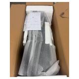 Retails for $140! Black Entryway Table 2 Tier Console Table for Entryway Half Moon Entrance Table Wood Hallway Table Front Entry Table for Living Room, Hallway, Foyer