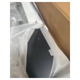 Retails for $140! Black Entryway Table 2 Tier Console Table for Entryway Half Moon Entrance Table Wood Hallway Table Front Entry Table for Living Room, Hallway, Foyer