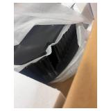 Retails for $140! Black Entryway Table 2 Tier Console Table for Entryway Half Moon Entrance Table Wood Hallway Table Front Entry Table for Living Room, Hallway, Foyer