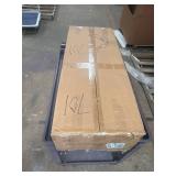 Retails for $140! Black Entryway Table 2 Tier Console Table for Entryway Half Moon Entrance Table Wood Hallway Table Front Entry Table for Living Room, Hallway, Foyer