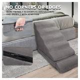 Retails for $124! Dog Stairs & Steps for High Beds 30 Inches Tall, LitaiL 6 Steps Pet Stairs/Steps for Beds 24-30inch High for Small Large Dogs, Non-Slip Dog Ramps/Ladder for Old Dogs/Cats