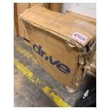 Retails for $151! Drive Medical Single Axle Blue Streak Wheelchair, Flip Back Desk Arm, Swing Away Footrests, 18", 1 Count