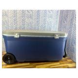 Retails for $114! Coleman 316 Series Insulated Portable Cooler with Heavy Duty Wheels, Leak-Proof Wheeled Cooler, 100+ Can Capacity, Ideal for Tailgating, Camping, Beach, Sports and More