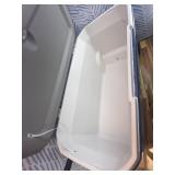 Retails for $114! Coleman 316 Series Insulated Portable Cooler with Heavy Duty Wheels, Leak-Proof Wheeled Cooler, 100+ Can Capacity, Ideal for Tailgating, Camping, Beach, Sports and More