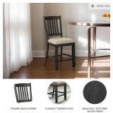 Retails for $155! Signature Design by Ashley - Tyler Creek Counter Height Bar Stool - Set of 2 - Black/Grayish Brown