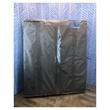 Retails for $130! Pawaboo Heavy Duty Dog Crate, 56 inch Indestructible Dog Cage with Mat, Thickened Anti-bite Dog Kennel, Metal Dog Playpen with Secure Top, Outdoor and Indoor Pet Cage Crate with Lock