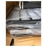 Retails for $130! Pawaboo Heavy Duty Dog Crate, 56 inch Indestructible Dog Cage with Mat, Thickened Anti-bite Dog Kennel, Metal Dog Playpen with Secure Top, Outdoor and Indoor Pet Cage Crate with Lock