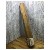 12Pack Wrought Iron Balusters 44 Inches Deck Balusters Combine 1/2" Square Plain Bar Balusters with Single Rectangle Metal Balusters Hollow Satin Black, GRMIKBU GB04