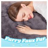 Retails for $126! Hobestluk 3 in 1 Bean Bag Chair Giant Bean Bag Chairs for Adults with Bubble Cover Convertible Bean Bag Floor Cushion with Machine Washable Cover for Living Room (Bubble Dark Grey)