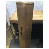 Huuger 5 Tier Bookshelf, L Shaped Corner Bookshelf with 10 Open Shelves, 49.4 Inch Straight Wide Bookcase with Metal Frame and Wooden Board, Adjustable Feet, Rustic Brown