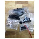 Huuger 5 Tier Bookshelf, L Shaped Corner Bookshelf with 10 Open Shelves, 49.4 Inch Straight Wide Bookcase with Metal Frame and Wooden Board, Adjustable Feet, Rustic Brown