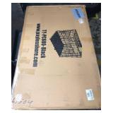 FDW Dog Crate Dog Cage Pet Crate for Large Dogs 42Inch Folding Metal Pet Cage Double Door W/Divider Panel Indoor Outdoor Dog Kennel Leak-Proof Plastic Tray Wire Animal Cage