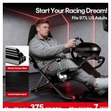 Retails for $200! RACGTING Racing Simulator Cockpit