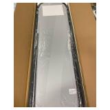 Floor Mirror, Full Length Mirror with Stand 58"x18", Arched Mirror Full Length, Full Body Mirror with Aluminum Alloy Frame Floor Mirror Freestanding, Wall Mounted Mirror for Bedroom Living Room, Black