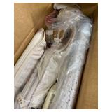 Retails for $120! Baby Bassinets Bedside Sleeper 5 in 1,Bedside Bassinet for Baby with Mattress,Diaper Table, Storage Layer,Mosquito Net,7-level adjustable height , one-touch folding for travel with i