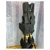 ATORPOK Camping Cot for Adults with Cushion and Pillow, Portable Folding Bed for Sleeping, Lightweight Tent cot with Carry Bag Supports 450 lbs (Grey)