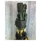 ATORPOK Camping Cot for Adults with Cushion and Pillow, Portable Folding Bed for Sleeping, Lightweight Tent cot with Carry Bag Supports 450 lbs (Grey)