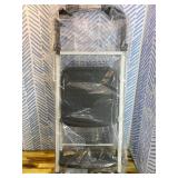 COSCO 2-Step Kitchen Stepper Adult Folding Step Stool, Kids Folding (Steel/Resin)