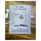 Photo Video Studio Backdrop Stand- Titanium Gold, 12(W) x 10(H) ft Heavy Duty Adjustable Photography Muslin Background Support System Kit with Carry Bag,4 Spring Clamps