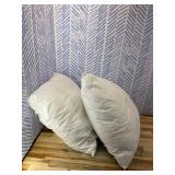 Utopia Bedding Throw Pillows Insert (Pack of 2, White) - 18 x 18 Inches Bed and Couch Pillows - Indoor Decorative Pillow