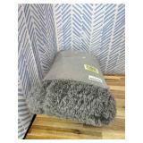 Zentavio Area Rugs for Living Room Grey Rugs for Bedroom 4x6 Carpet Fluffy Furry Soft Shag Aesthetic Plush High Pile Gray Throw Rug for Nursery Kids Room Dorm
