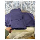 Outdoor Seat Cushion Set 24 x 24 x 4 Inch, Waterproof & Fade Resistant Patio Furniture Cushions with Removable Cover and Ties, Thick Deep Seating Pads for Outside Chair Sofa Couch, Blue